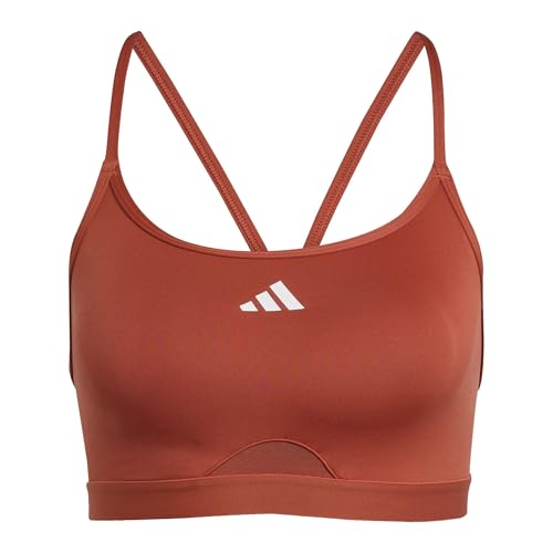 Consejos para Comprar Franjas Naranjas para comprar hoy. 46 adidas Top Deportivo - Soporte Ligero De Entrenamiento Aeroreact 3 Franjas para Mujeres, Naranja, M