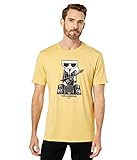 Karl Lagerfeld Paris Herren Rockstar Karl Rundhals T-Shirt, ocker, Groß