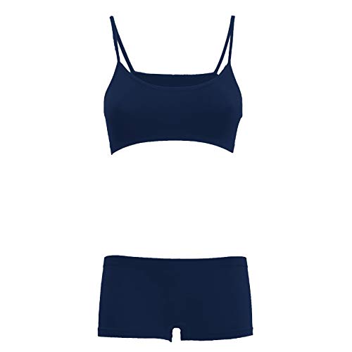 Reviews de Braguitas y pantalones interiores para Niña los preferidos por los clientes. 42 Toocool Conjunto de Ropa Interior para niñas, Sujetador y Pantalones Cortos para Danza y Gimnasia artística, Ropa Interior de Fitness y Ropa Deportiva para niños LO-TZ078, Azul...