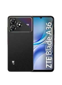 ZTE Blade A36 Smartphone Unlocked 4GB RAM 64GB Storage 6.75" Screen Nebula Black