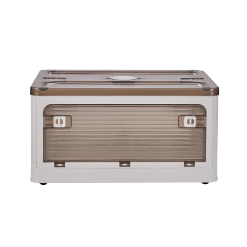 Rangement plastique blanc pliable Simplify pour gagner de la place