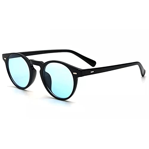Image of Dervin UV Protected Small Shape Rivet Round Sunglasses for Men and Women