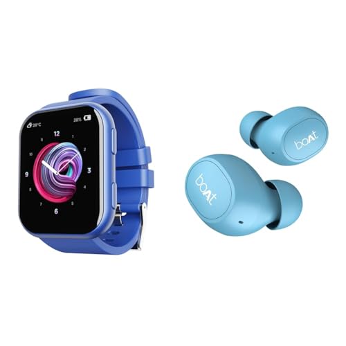 Image of boAt Blaze Smart Watch with 1.75 inch HD Display, Fast Charge, Apollo 3 Blue Plus Processor, 24x7 Heart