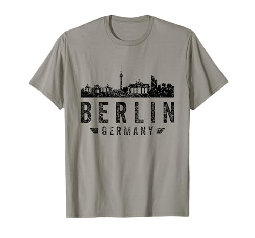 Berlín Souvenir Camiseta de Berlín Skyline regalo Camiseta
