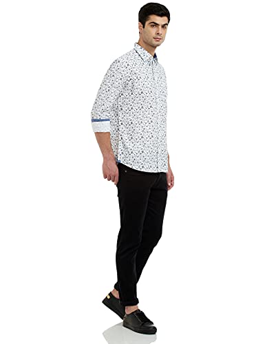 Image of Parx Men's Print Slim Fit Shirt