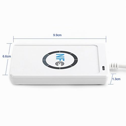 ACR122U Lettore/Scrittore NFC RFID Senza Contatti, USB, Compatibile ISO 14443 Tipo A e B, Include 5 Schede IC 1k, Velocit¨¤ fino a 424 kbps