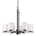 Forte 2602-06-32 Six Light Chandelier, Antique Bronze