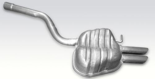 VEGAZ Rear silencer SKS-121 Octavia II Combi (1Z5) OCTAVIA (1Z3)