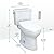 TOTO Drake WASHLET+ Two-Piece Elongated 1.28 GPF TORNADO FLUSH Toilet with Auto Flush, Cotton White - MW7763046CEGA#01