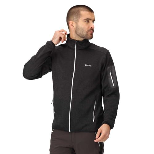 Regatta Herren Men's Newhill Full Zip Fleece Jacket Fleecejacke, Asche, L