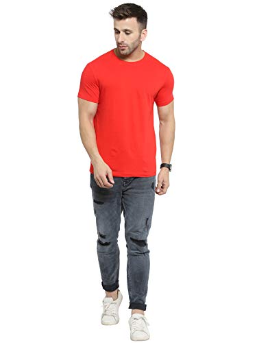 Image of Scott International Biowash T-Shirts for Men's & Boys- Round Neck, Half Sleeves, Cotton, Regular Fit, Stylish, Branded Solid Plain Tshirt for Men- Ultra Soft, Comfortable, Lightweight T-Shirt