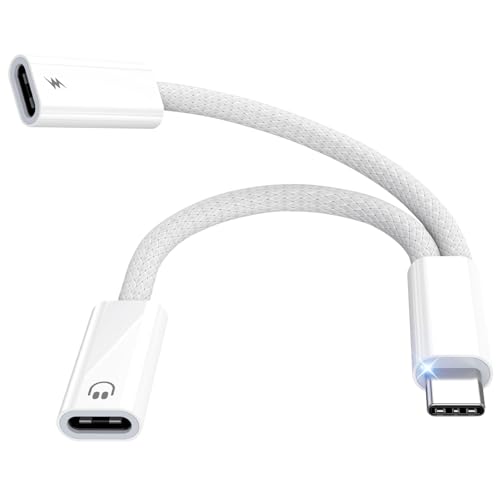 USB Type C to Type C I[fBIϊA_v^[ 2in1 CzWbN ϊ ^CvC Cz ϊ DAC Hi-Fi 24Bit/96KHz & PD 60W[d gp\ ʒ/ʘb/yΉ iPhon