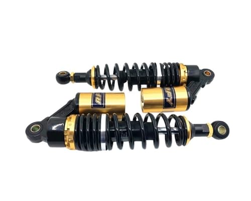 Amortisseur moto 320mm 12.5 pouces universel noir et jaune pour suspension arrière