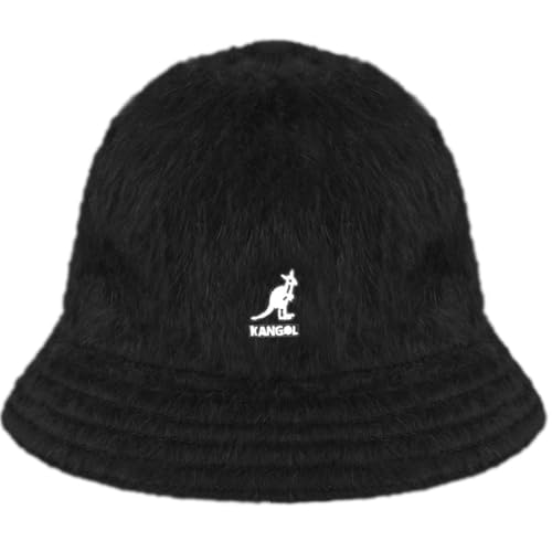 Kangol Furgora Hat, Casual Fuzzy Bucket Hat, Stylish Bucket Hat, X-Large, Black