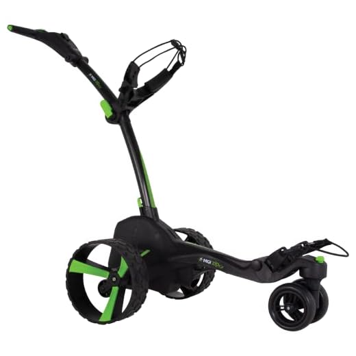 MGI Zip X5 Electric Golf Cart - 36 Hole Lithium Battery - Accessories Included (Drink Holder, Umbrella Holder, Rear Wheel Covers, Multi-Purpose Clip & GPS Phone Holder), Black