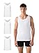 Produktbild Burnell & Son - Unterhemd Herren 3er Pack - Tank Top Achselshirts aus Stretch Baumwolle - Herren Unterhemden Slim Fit in Weiss und Schwarz - Tanktop