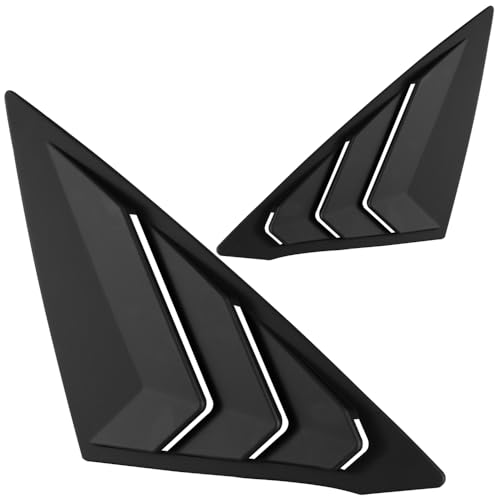 YINGTUU for Honda 11th Gen Civic Sedan 2022 2023 2024 2025 Accessories Car Exterior Rear Side Window Louvers Air Vent Scoop Shades Cover Blinds