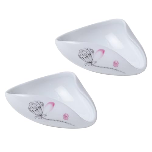 NAMOARLY 2pcs Ceramic Tea Scoops for Loose Tea Tea Strainers Tea Holder Tea Infuser Tea Tea Set Accessories