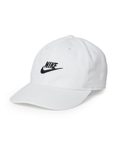 Nike Kids Club Unstructured Futura Wash Cap White/Black 1SIZE
