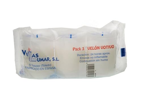 DRW Pack of 24 White Clear Candles Small Votive 24 Hour Burn Time