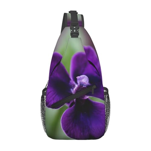 Sac à dos en velours violet et noir imprimé 02 de style décontracté