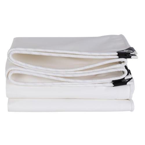Lona de 600 g/m² blanca ultra resistente con bordes reforzados 2