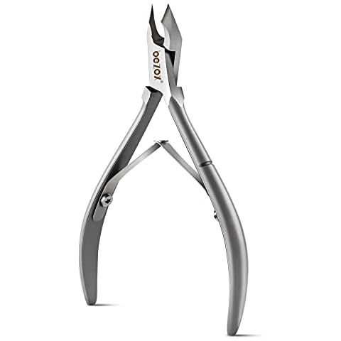 BEZOX Cuticle Clippers - Stainless Steel Professional Cuticle Cutter Cuticle Trimmers - Full Jaw Manicure Hangnail Clipper (6mm Jaw) Cover