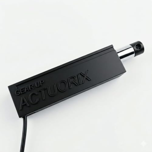 Image of Actuorix Gear Up 40mm Electric Linear Actuator, 12V DC, Metal Gearbox, Built-in Limit Switches, for Robotics and RC Vehicles
