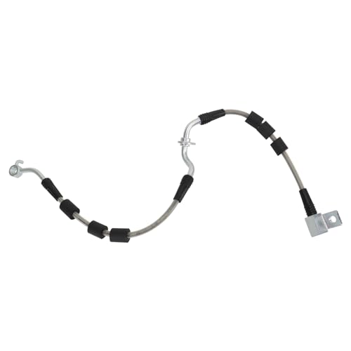 Image of TRQ Front Left Brake Hose Drivers Side Compatible with 2006-2009 Ford Fusion 2007-2009 Lincoln MKZ 2006 Zephyr 2003-2008 Mazda 6 Mercury Milan