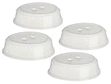 U-COOK Plate Cover for Food. Set of Microwave Dish Cover Slpash Guard for Kitchen, Air Ventilated, BPA Free, Dishwasher Safe. Size 26 cm.