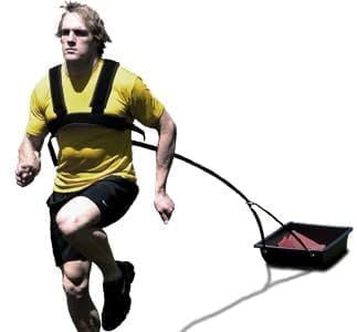 SPEEDSTER Resistance Speed Training System for All Athletes- with Harness, Towline, Sled, and Sand Bags- American Made
