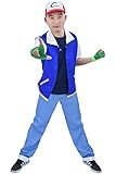 DAZCOS US Size Adult Anime Monster Trainer Cosplay Costume with Cap Gloves (XX-Large)