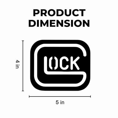 Image of Safe Action Gun Pistol Perfection 4 inch x 5 inch Vinyl Decal Sticker - Perfect for Vehicle: Cars, Trucks, Lockers, Water Bottles, Flasks, Laptops, Military Veterans (3-Pack | Black)