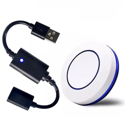 Sirxlevcy Interruptor de Control Remoto RF Inalámbrico USB de 5 V CC, Encendido y Apagado para Tira de Luz LED USB, Lámpara de Lectura, Luz, Ventilador, Modelo de Palanca