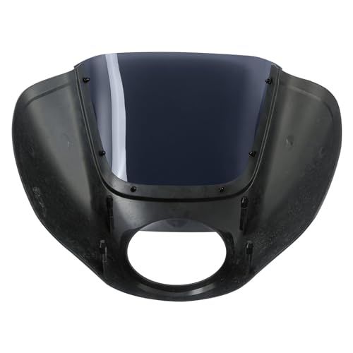 Image of Front Headlight Quarter Fairing Windshield Fit For Harley Softail Low Rider FXLR S FXLRS 2018-2025 Street Bob FXBB FXBBS 2018-2025 Softail Standard FXST 2020-2024 Gunship Gray