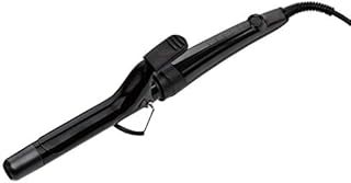 Amazon Basics PTC Ceramic Curling Iron with LED Display, Touch Panel, Auto Shut Off Function, 2.5 cm - Black