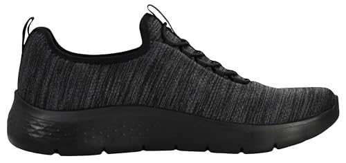 Skechers Men's Go Walk Flex - Ultra Slip-On Casual Walking Sneaker, Black/Charcoal, 9.5 M US