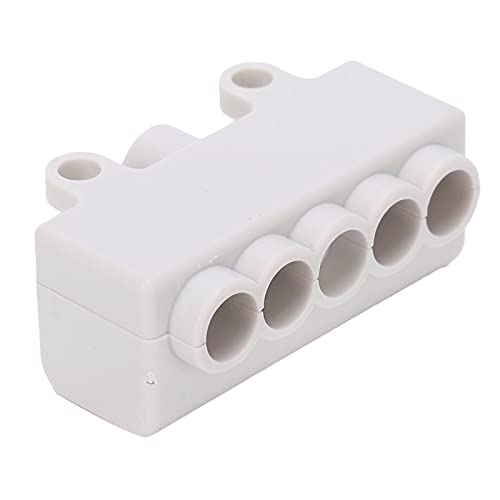 Splitter Principale Ad Alta materiali ausiliari elettrici morsetti Potenza da 4 Pezzi 400 V 60 A Connettore Terminale a Vite Bianco Connettori Riutilizzabili Universali per Cavi a T per Cablaggi