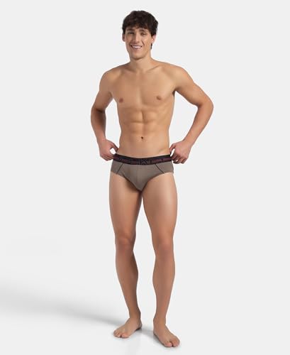 Image of Jockey US14 Men's Super Combed Cotton Solid Brief with Ultrasoft Waistband (Pack of 2)