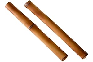 Wooden Massage Roller for Cellulite - Bamboo Massage Sticks Set of 2...