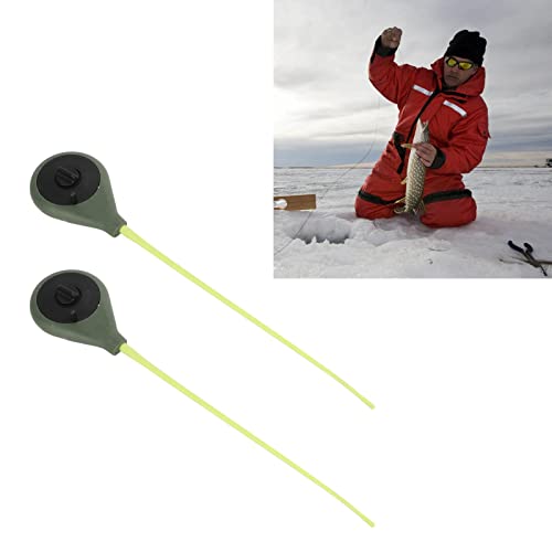 Jadeshay Winter Hengel 2 Sets Winter Mini Hengel Ultralight Draagbare Ijs Vissen Solid Staaf Polen met Houder voor Winters - Image 7