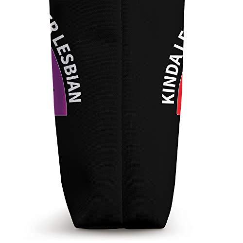 Bolsa Tote Lesbian Level Funny Lesbians LGBT miniatura 3