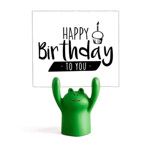 Support pour gâteau d'anniversaire Happy Birthday grenouille pour fête enfant