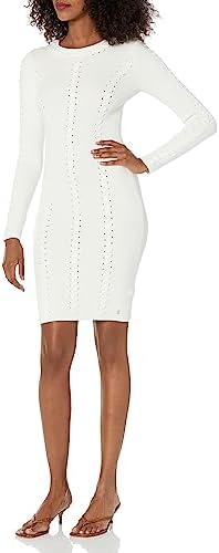 Guess Vestidos GUESS Vestido Largo De Punto Para Mujer Con Mangas