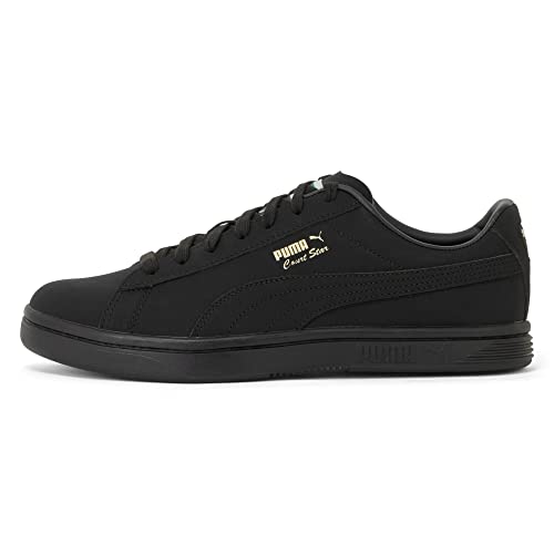 Price comparison product image PUMA Unisex Court Star Buck Trainers - Black-Black-Team Gold - 9
