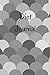 Diet Journal: Scales Background themed Diet Journal 6" x 9" 365 pages