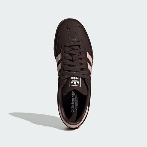 Image of adidas Originals Samba OG Women's Sneakers, Maroon /Maroon /Gold Metallic, Size 8