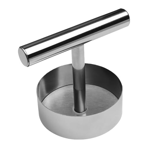 Prensa manual para hamburguesas de carne - Hamburguesa de mano, acero inoxidable, trituradora de moldes para pan plano | Gadget de cocina antiadherente, para cocinar, , hamburguesa, filete, acceso