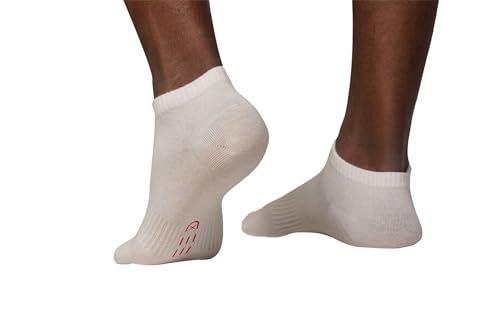 6 Pairs White-Black Unisex Ankle Socks Low Cut Breathable Flexible Casual Athletic and Daily Socks