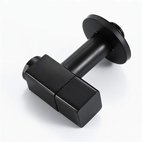 Ensemble de douche à eau en laiton noir mat pour évier mural - 7